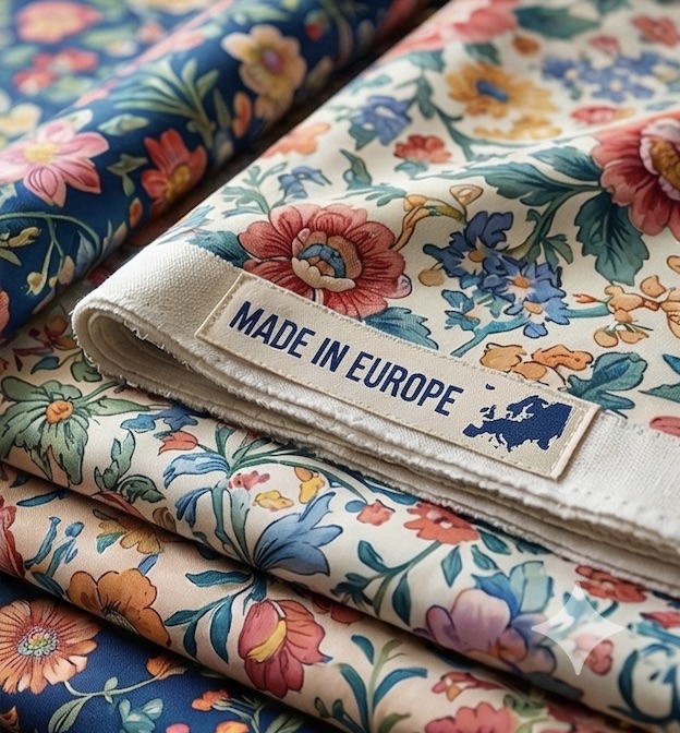 Pochette d’ordinateur fabriquée en Europe, symbole de savoir-faire artisanal, qualité durable et respect de l’environnement.